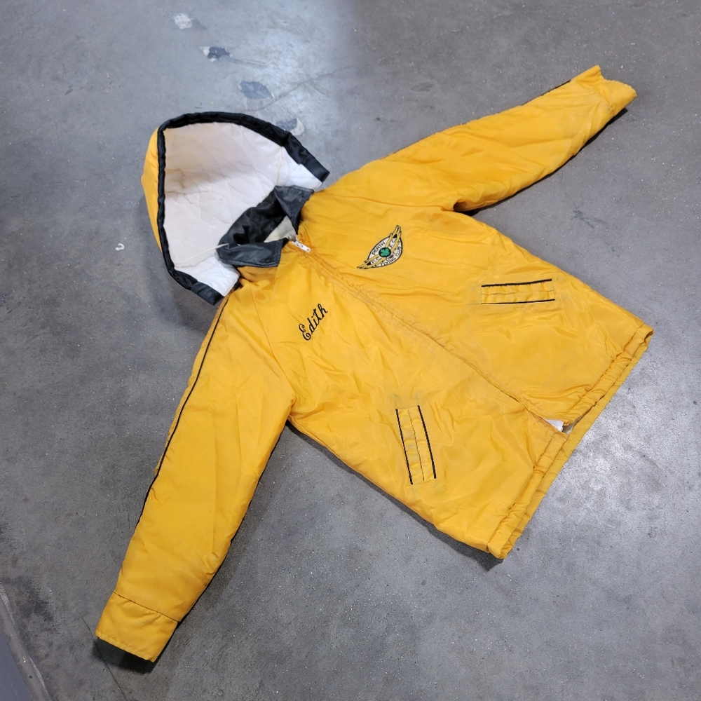 vintage 1960s 70s flight club perth ontario canada jacket women's  medium Coat